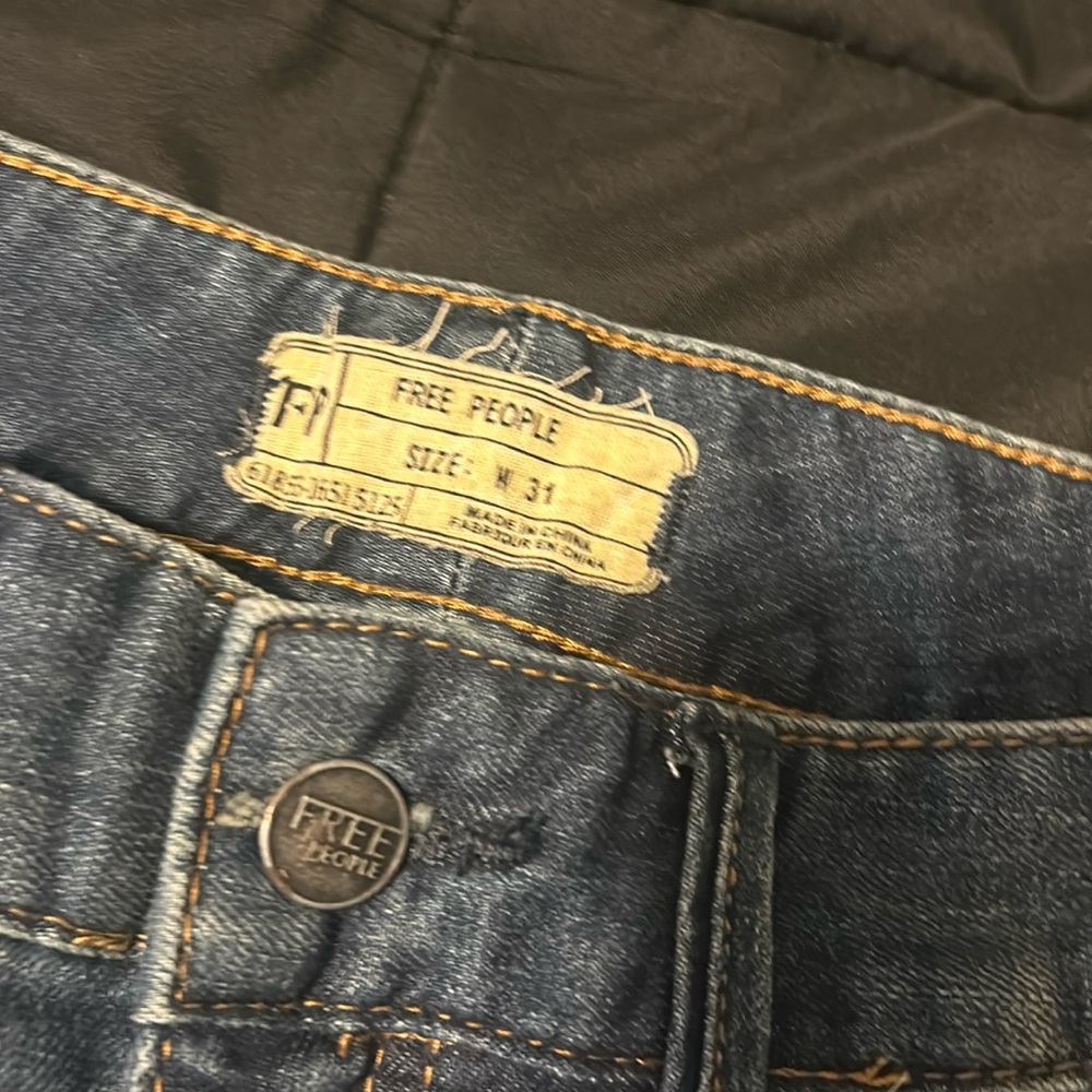 Free people straight leg jeans 31